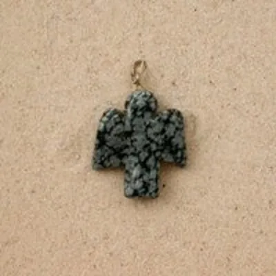Produktbild von Schneeflockenobsidian Schutzengel, Glücksstein