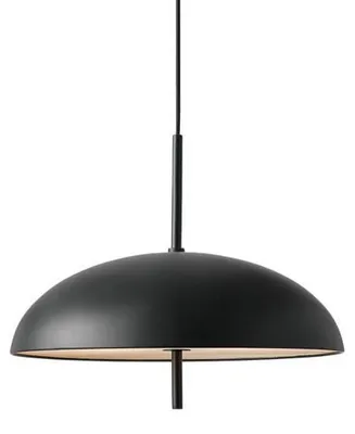 Productafbeelding van DFTP Hanglamp – Zwart, 2x40W, E27 fitting, 35 cm, 3 meter stoffenkabel