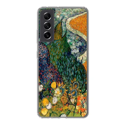 Produktbild von MuchoWow® Handyhülle Schutzhülle Hülle für Samsung Galaxy S21 FE Erinnerungen an den Garten von Etten - Vincent van Gogh Silikon Softcase Handy Hülle - Mobiltelefonhülle