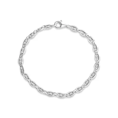 Produktbild von Damen Armband 925 Sterling Silber Schiffsanker - 19cm