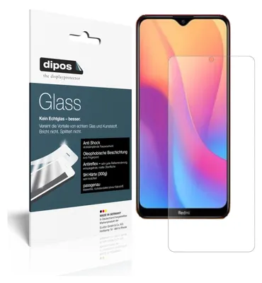 Obrázek produktu pro 2x ochranná fólie pro Xiaomi Redmi 9C matná - Anti-Shock 9H fólie dipos Glass plastové sklo