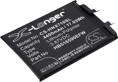 Image de TECHTEK Batterie compatible avec [Honor] 70 Pro remplace HB516590EFW