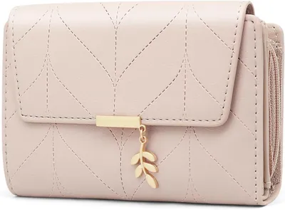 Produktbild von Geldbörse Damen Portemonnaie RFID Schutz Frauen Geldbeutel Viele Fächer Damen Brieftasche Im Kurzformat mit 14 Kartenfäche und Münzfach Geldtasche