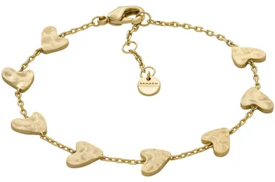Produktbild von Skagen SKJ5010710 Damen Armband ANJA HEARTS Messing Gold 19 cm