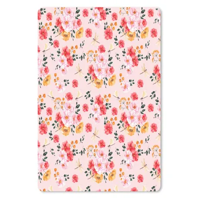 Produktbild von MuchoWow® Mauspad Mousepad Blumen - Rosen - Muster 40x60 cm - Mousepads - Maus Mat - Pad - Mausunterlage - Schreibtisch Accesoire