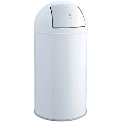 Image de helit H24017-05 Abfallbehälter weiss 30l