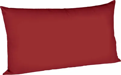 Produktbild von fleuresse Mako Satin Kissenbezug Colours Uni 40x80 cm Bordeaux