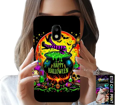 Image de Etui Pour Samsung Galaxy J5 2017 - Chaudron De Sorcière Verre D'halloween