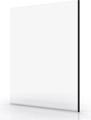 Image de Paroi de Douche 140x200cm - Verre Trempé Transparent 8mm - Profilé Noir - FREEDOM 2 BLACK