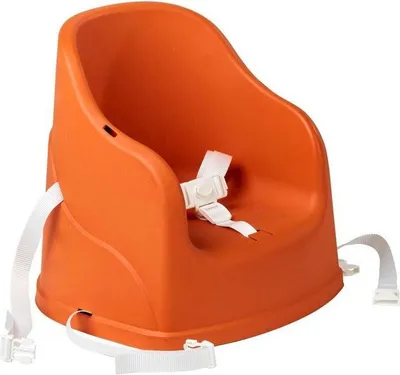 Image de Rehausseur de Chaise Thermobaby TUDI, 6 à 36 mois, Terracotta, Léger et Facile à Transporter