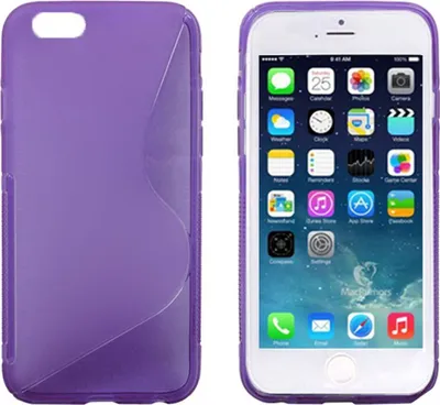 Produktbild von Handyhülle TPU Case für Handy Apple iPhone 6 (4,7 Zoll) lila / violett