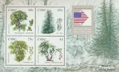 Produktbild von Briefmarken Irland 2006 Mi Block58I (kompl.Ausg.) postfrisch Bäume