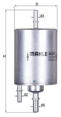 Obrázok produktu pre Kraftstofffilter KNECHT KL 571