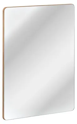 Image de Miroir salle de bain rectangulaire 80x60 cm design moderne