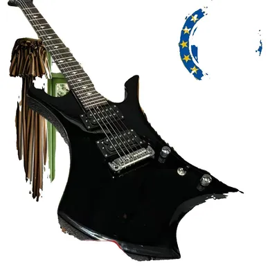 Imagen del producto de Guitarra, cuerpo de caoba, diapasón de palisandro, color