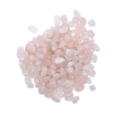 Produktbild von Rosenquarz-Kieselsteine, Qualität A/B – ca. 800 Gramm; Größe: ca. 0,5 - 2,5 cm