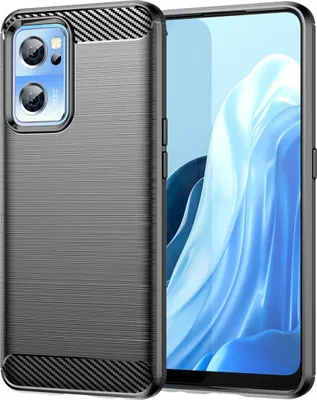 Produktbild von Hülle für OnePlus Nord CE 2 5G Handyhülle Silikon Case Cover Bumper Carbonfarben