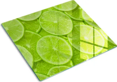 Obrázek produktu pro Kryt varné desky – Kryt na indukční desku – Ochranná skleněná deska – 60x52 cm – Skleněné ochranné desky na sporák –Tvrzené sklo –Limetky