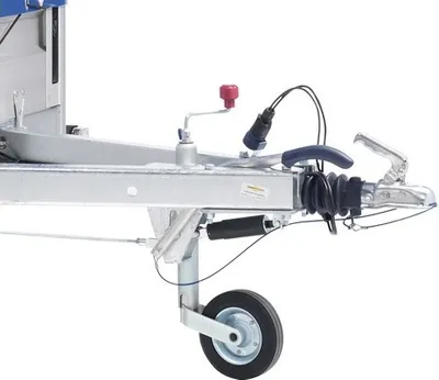 Produktbild von Humbaur Stützrad mit Befestigungsmaterial für Anhänger 655 mm x 255 mm