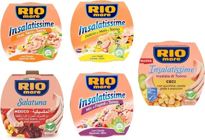 Produktbild von TESTPAKET Rio Mare Insalatissime Thunfisch in Olivenöl Thunfischsalate 5 x 160g