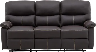 Produktbild von 3-Sitzer-Sofa mit Relaxfunktion aus , braun CANBY
