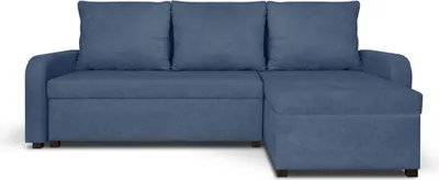 Produktbild von Ecksofa mit Schlaffunktion LONDON - Marineblau