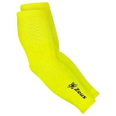 Produktbild von SR GIALLO FLUO|Zeus Kompression Armsleeves Strick Ellbogenbandage neongelb