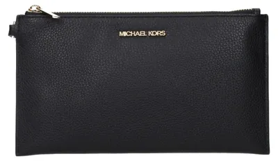 Image de Michael Kors pochette en cuir noir 35S4GTVW3LBLACK