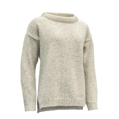 Produktbild von Devold Nansen Womans Split Seam Pullover Barva: grau melange / Velikost: S