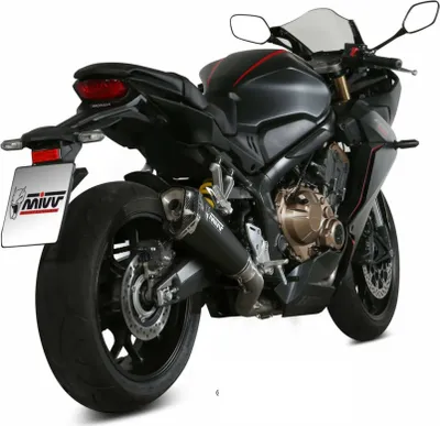 Produktbild von MIVV Delta Race Vollschwarzes Auspuffsystem für HONDA CBR 650 R