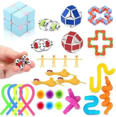 Zdjęcie produktu dla Fidget toys zestaw antystresowy dla dzieci dorosłych 30 sztuk