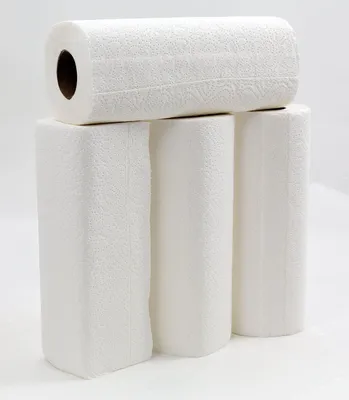 Produktbild von 32 Küchenrollen - Absorbierend, 3-lagig, Ideal für Haushalt und Küche - 8 x 4 Rollen
