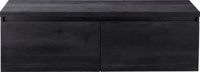 Produktbild von Sanox Waschtischunterschrank Frozen BxHxT 140,2 x 43,6 x 45 cm Frontfarbe black oak 75735749