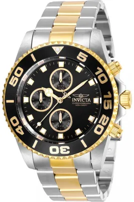 Produktbild von Invicta Connection 28691 Herren Uhr - Quartz Bewegung - Edelstahl mit Schwarzem Zifferblatt - 43 mm