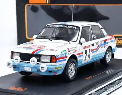 Obrázok produktu pre Škoda 130 L, č. 24, Rally Monte Carlo, 1987, J.Haugland/P.Vegel IXO 1:18