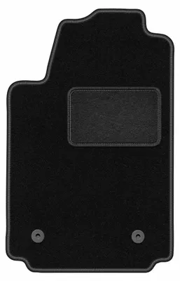 Produktbild von Fahrermatte Velours für Audi A2 2000-2005 (Schrägheck) – 1-tlg, Schwarz, passgenau – Wielganizator LUX