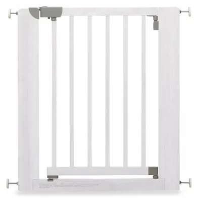 Produktbild von GEUTHER Türschutzgitter 2712 zum Klemmen | 73,5–97 cm | aus massivem Buchenholz | ohne Bohren | 2-Aktionen-Sicherheitsverschluss | beidseitig öffnend |  & sicher