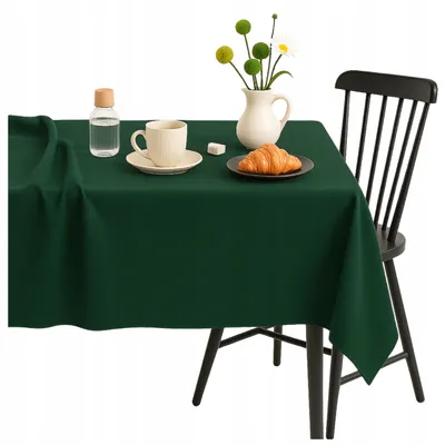 Produktbild von Glatte Tischdecke für rechteckigen Tisch 140 x 320 cm, große universelle matte Tischdecke