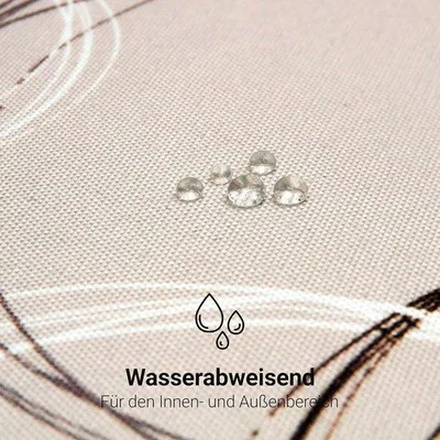 Produktbild von Famanu Tischdecke Rechteckig oder Rund - Pflegeleicht, Wasserabweisend, Beige, 140 x 200 cm