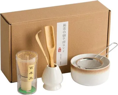 Produktbild von Famanu Matcha Set 6-teilig - Teeceremonie, handgefertigt