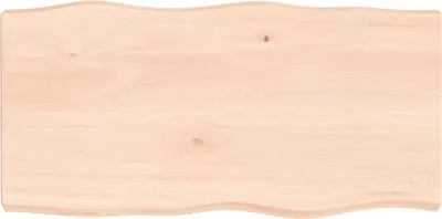 Obrázek produktu pro Stolní deska 80x40x(2-6) cm neošetřený masivní dřevo živá hrana