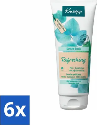 Produktbild von Kneipp - Duschpeeling - Erfrischend - Minze & Eukalyptus - 200 ml - Vorteilspack - 6 Stücke