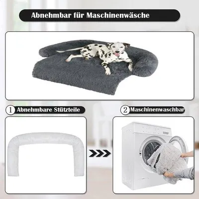 Image de Grands lits pour chiens - Housses amovibles et lavables - Lits confortables et orthopédiques pour grands chiens