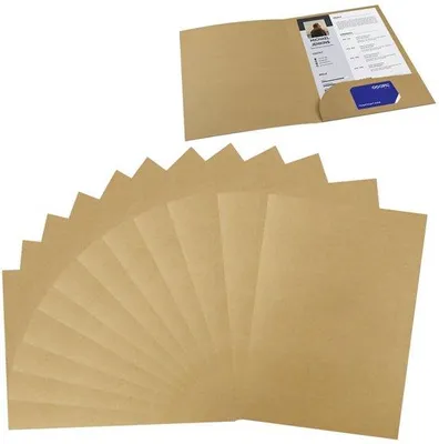 Produktbild von Kraftpapiere Mappen A4 mit Kartenfächern