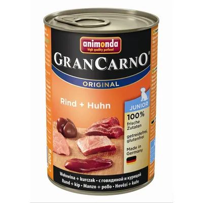 Produktbild von Animonda Dog Dose GranCarno Junior Rind & Huhn 400g