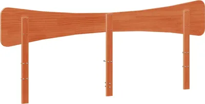 Image de vidaXL Tête de lit brun cire 180 cm pin massif