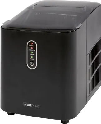 Produktbild von Rýchla výroba kociek ľadu Clatronic - kocky ľadu za 10 minút | až 10 kg ľadu za 24 hodín | stroj na výrobu kociek ľadu s 2 veľkosťami kociek ľadu a 1,1 litrovou nádržou na vodu | vrátane naberačky ľadu | EWB 3798