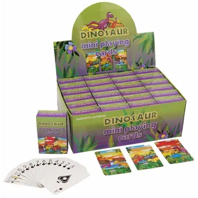 Immagine prodotto di Mini carte da gioco - Dinosauri (54 carte)