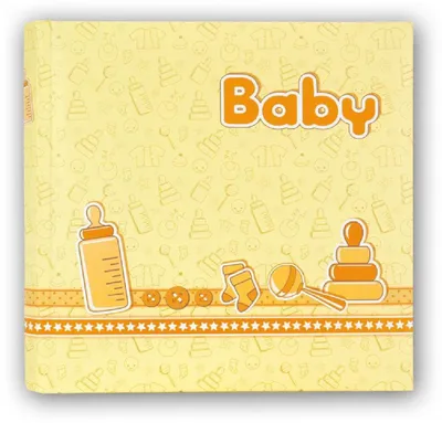 Produktbild von ZEP Babyalbum Bebe orange 24x24 cm