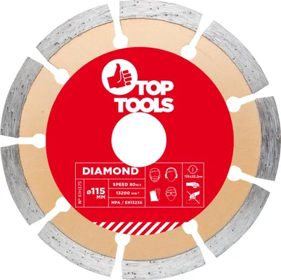 Produktbild von Diamantscheibe 115 x 22,2 mm, segmentiert